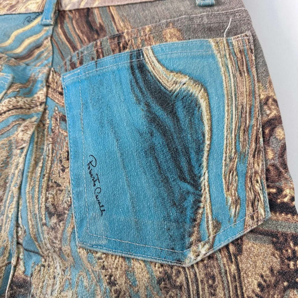 Roberto Cavalli Rare Vintage Printed Jeans - Picture 7 of 10